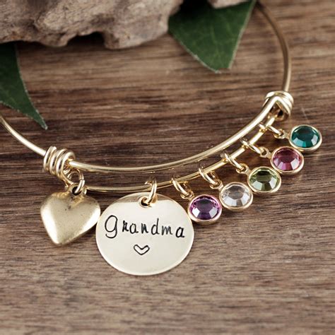 personalised grandma bracelet|personalized bracelet.